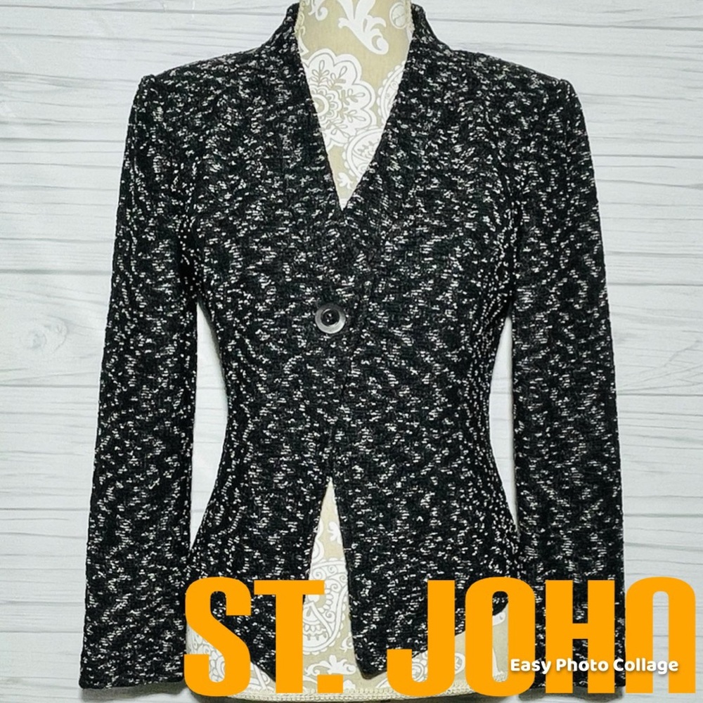 St. John tweed blazer NWT